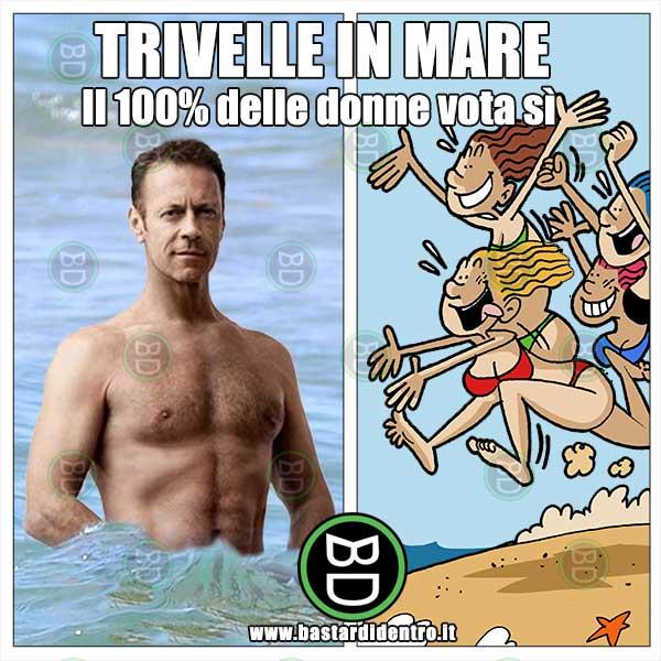 Trivelle in mare