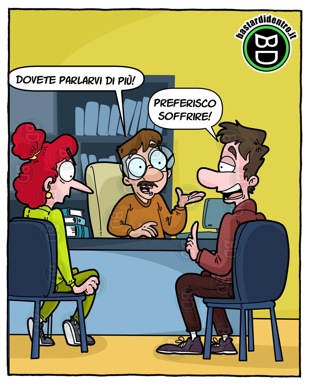 Quando il confronto è sopravvalutato e il silenzio diventa una scelta di vita.